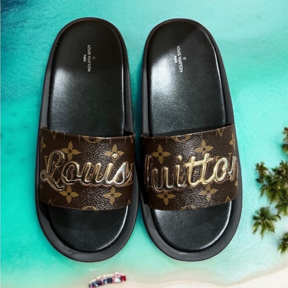 COPY - Louis Vuitton Monogram Sunbath Slides